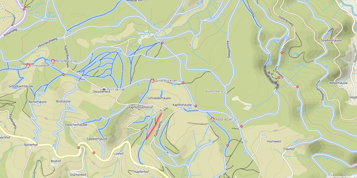 Carte forêt noire