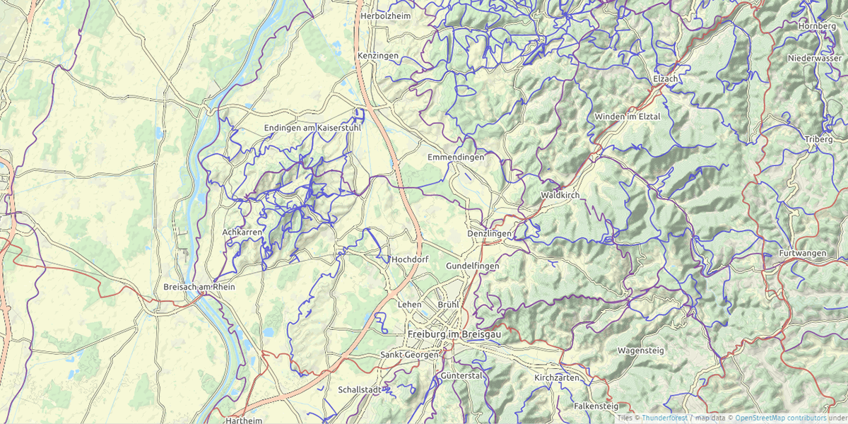 carte forêt noire