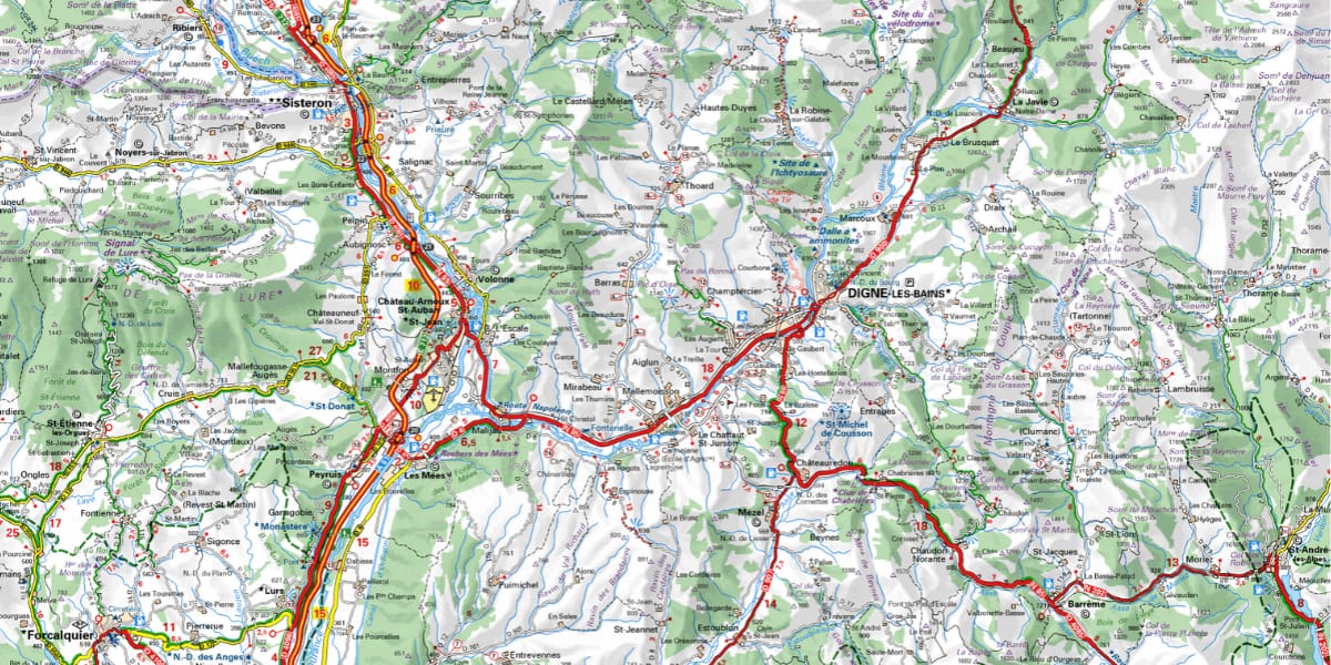 Carte Val de Durance